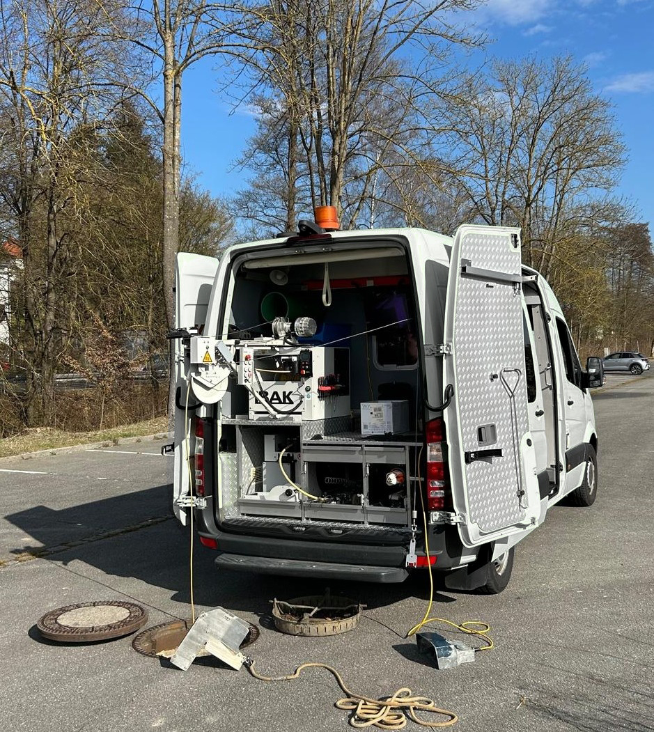 Kamerawagen zur Kanalinspektion